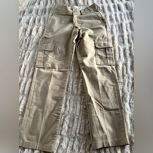 Men's Slim Straight Dickies Cargo Pants in Khaki — Classic Workwear Style